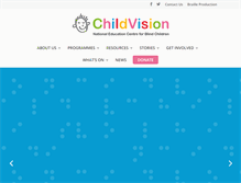 Tablet Screenshot of childvision.ie